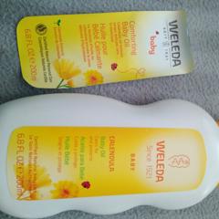 weleda comforting baby oil