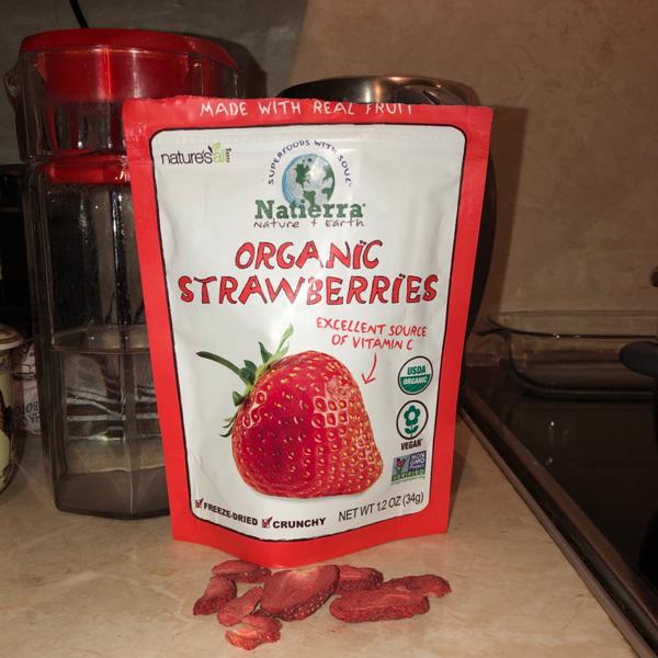 Order Organic Freeze-Dried Banana Strawberry Natierra