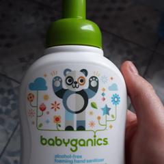 babyganics alcohol free foaming hand sanitizer fragrance free 8.45 oz pump