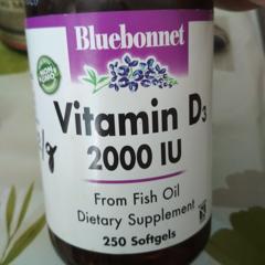 Bluebonnet Nutrition Vitamin D3 5000 Iu 250 Softgels Iherb