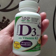 Michaels Naturopathic Vitamin D3 With Vitamin K2 Natural