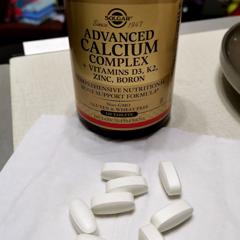 Solgar Advanced Calcium Complex Vitamins D3 K2 Zinc