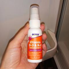 Now Foods Vitamin D 3 K 2 Liposomal Spray D 3 1000 Iu