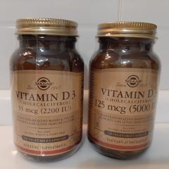 Solgar Vitamin D3 Cholecalciferol 125 Mcg 5000 Iu 120