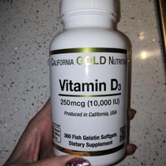 California Gold Nutrition Vitamin D3 250 Mcg 10000 Iu