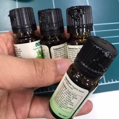 Let It Be Organically, Organic Essential Oils Kit, 4 Bottles, 1/3 fl oz (10  ml)