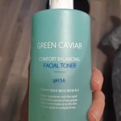 green caviar comfort balancing facial toner