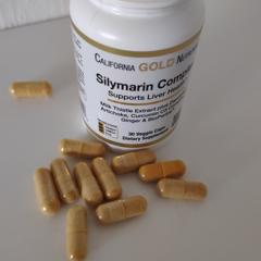 California Gold Nutrition シリマリンコンプレックス 肝臓の健康 オオアザミ クルクミン アーティチョーク タンポポ ショウガ ブラックペッパー 300mg ベジカプセル1粒 Iherb