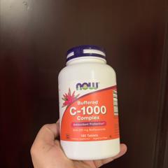 Now Foods Buffered C 1000 Complex 180 Tablets Iherb