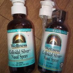 Source Naturals Wellness Colloidal Silver Nasal Spray 10 Ppm 2 Fl Oz 59 14 Ml Iherb