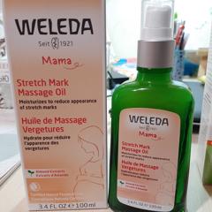 Weleda ママ ストレッチマークマッサージオイル アーモンドエキス 100ml 3 4液量オンス Iherb