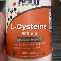 Now Foods L システイン 500 Mg 100粒 Iherb