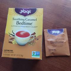 Yogi Tea Bedtime Soothing Caramel Caffeine Free 16 Tea Bags 1 07 Oz 30 G Iherb