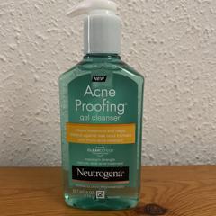 neutrogena acne proofing gel cleanser review