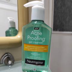 neutrogena acne proofing gel cleanser review