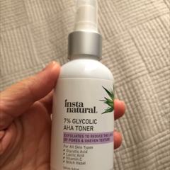 instanatural 7 glycolic aha toner