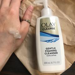 olay cleanse gentle foaming cleanser