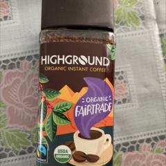 Highground Coffee Organic Instant Coffee Medium 3 53 Oz 100 G Iherb