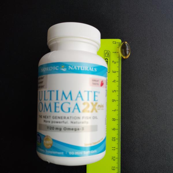 Ultimate Omega 2X, Strawberry, 1,120 mg, 60 Mini Soft Gels (560 mg