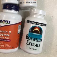 BOSWELLIA EXTRAKT mit Kurkuma Kapseln SUPER PREIS 250mg 120 Veg NOW FOODS 