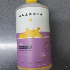 Alaffia 子ども用バブルバス レモンラベンダー 950ml 32液量オンス