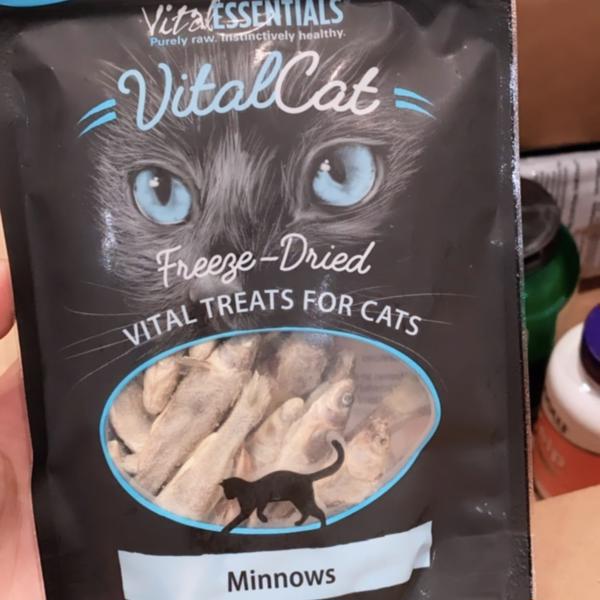 Vital Essentials Vital Cat Freeze-Dried Treats For Cats Minnows 0.5 oz  (14.2 g)