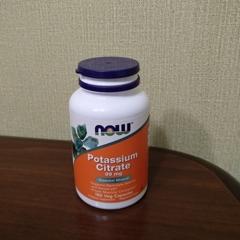 Now Foods クエン酸カリウム 99mg 180粒