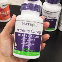 Natrol, Extreme Omega, Lemon, 1,200 mg, 60 Softgels