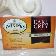 Twinings, Flavored Black Tea, Earl Grey, Decaffeinated, 20 Tea Bags, 1.23  oz (35 g)