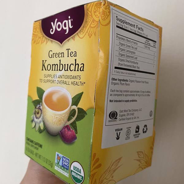 ページ 1 - レビュー - Yogi Tea, Green Tea Kombucha, 16 Tea Bags, 1.12 oz (32 g) -  iHerb