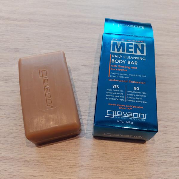 Giovanni Daily Cleansing Men Body Bar - 5 oz