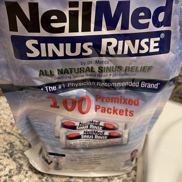 NeilMed Sinus Rinse All Natural Soothing Saline Nasal Rinse