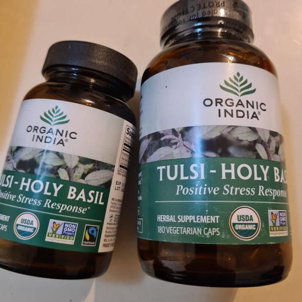 1 Organic India Tulsi Holy Basil 90 Vegetarian