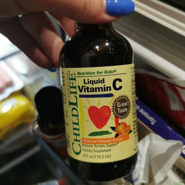 Essentials, Liquid Vitamin C, Natural Orange, 4 fl oz (118.5 ml)