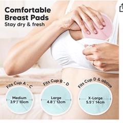 KeaBabies Comfy Nursing Pads Pastel Touch 14 Pack