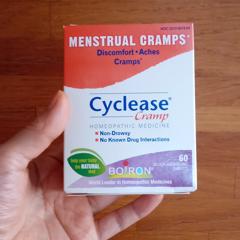 Boiron Homeopathic Medicine Cyclease Cramp Tablets for Menstrual Cramps,  Homeopathic Medicine, 60-Count Box 60 Count (Pack of 1)
