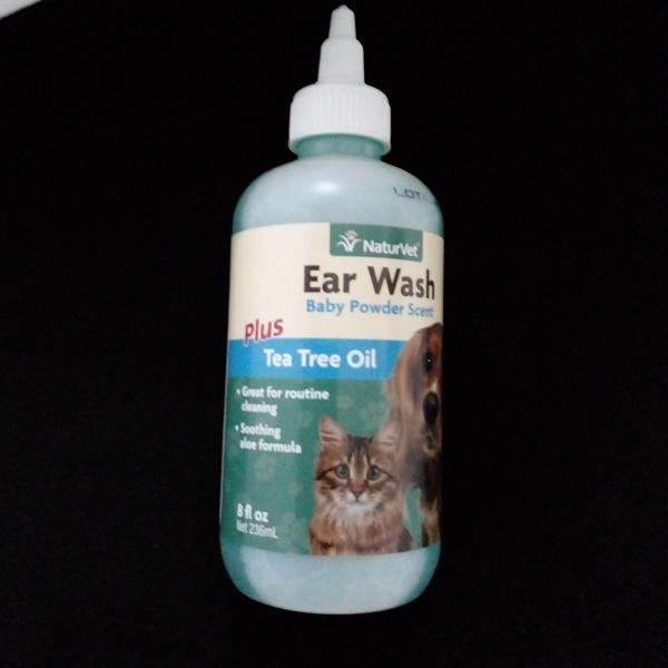 Naturvet ear wash with tea tree oil best sale