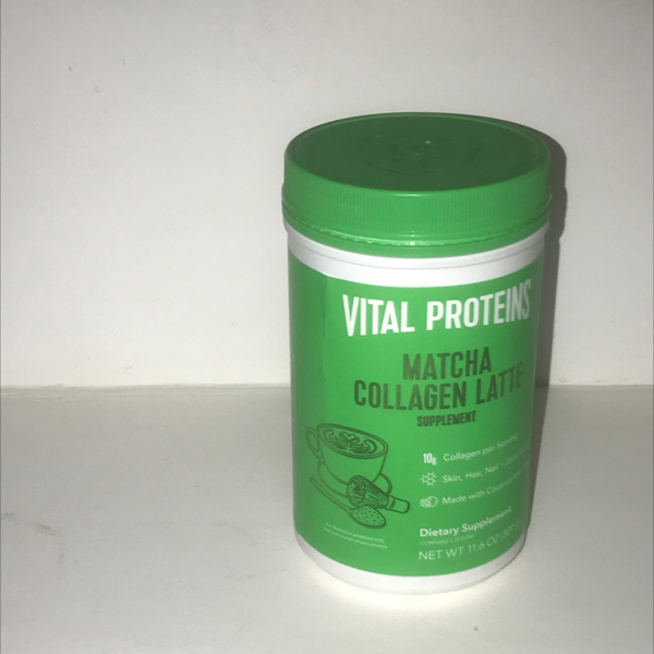 Vital Proteins Matcha Collagen Latte Unflavored 11.6 oz (329 g)