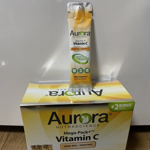 Aurora リポソームビタミンC 3000mg 16包＆リポソームグルタチオン ...