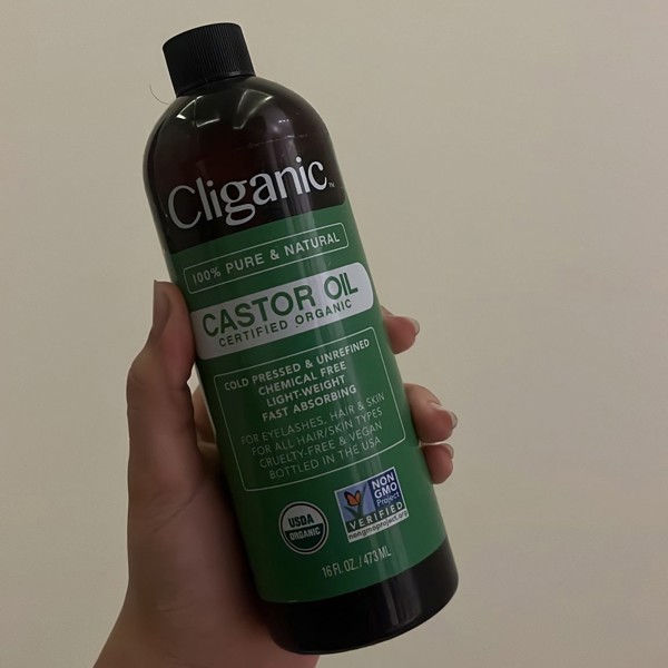 Cliganic USDA Organic Castor Oil 100% Pure (8oz with Eyelash Kit) for Eyelashes