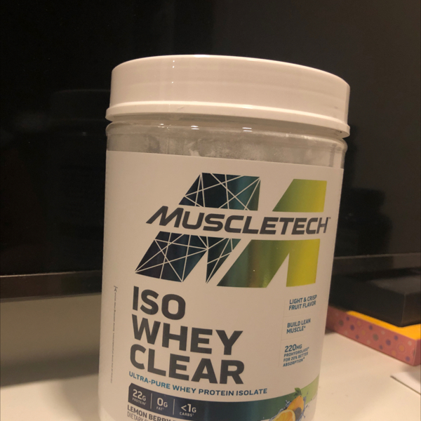 Whey Protein Powder MuscleTech Clear Whey Protein Isolate Whey