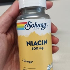 ナイアシン、500mg、ベジカプセル100粒