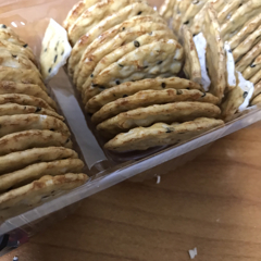 Ka-Me Rice Crunch Cracker Black Sesame & Soy Sauce (12x3.5Oz)