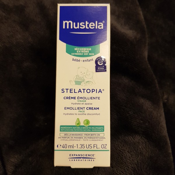 Mustela Stelatopia Crème Émolliente Visage 40ml