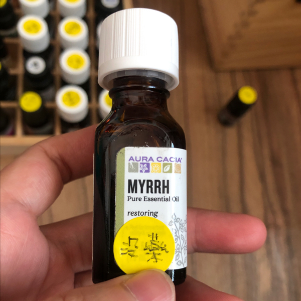 Aura Cacia Myrrh Essential Oil 0.5 fl. oz.