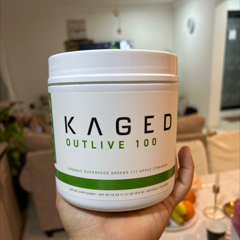 Kaged | Outlive 100 - Organic Greens & Superfoods | Apple Cinnamon