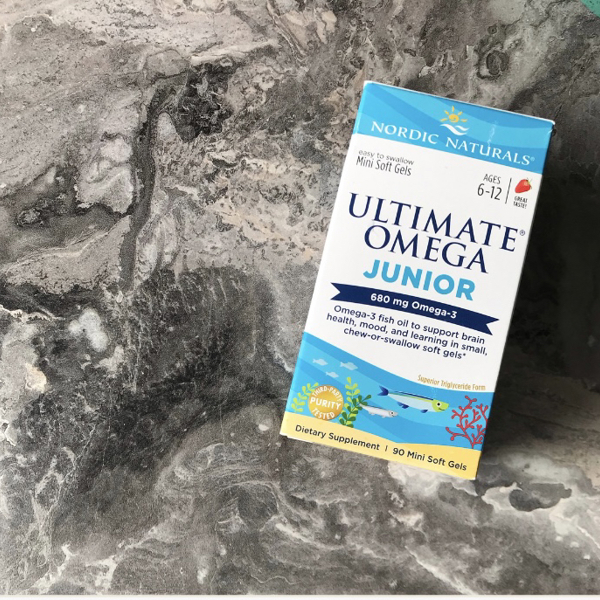 Ultimate Omega Junior, Ages 6+, Strawberry, 680 mg, 90 Mini Soft