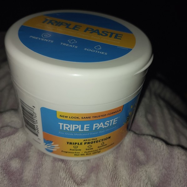 Triple Paste, Zinc Oxide Diaper Rash Cream, Fragrance-Free, 2 oz (57 g)