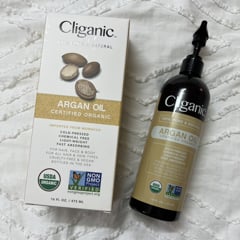 Cliganic Organic Argan Oil 16oz with Pump, 100% Pure