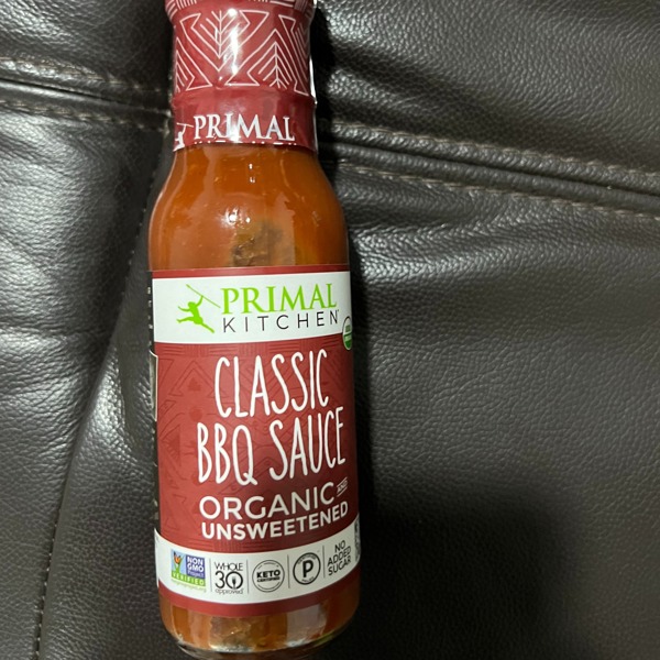  Primal Kitchen's Classic BBQ Sauce, Organic